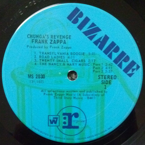 Zappa, Frank - Chunga's Revenge (Vinyl, VG+) (Vinyl LP)