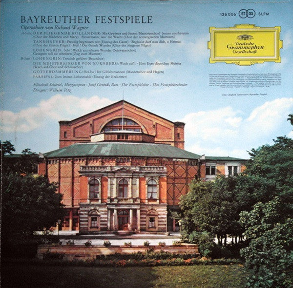 Wagner, Richard - Chor der Bayreuther Festspiele, Orchester der Bayreuther Festspiele , Dirigent Wilhelm Pitz - Bayreuther Festspiele - Opernchöre (VG+) (Vinyl LP)
