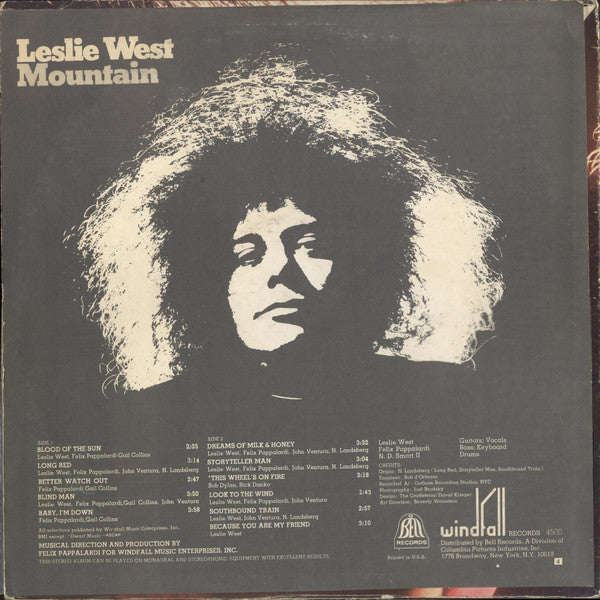 West, Leslie - Mountain (G+) (Vinyl LP)