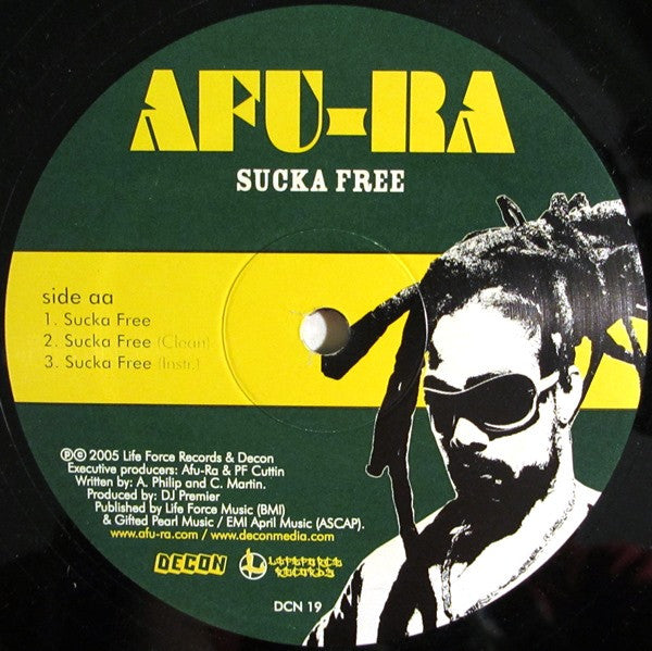 Afu-Ra - Poisonous Taoist / Sucka Free (Vinyl, G+) (Vinyl LP)
