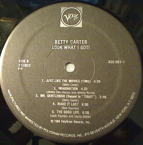 Carter, Betty - Look What I Got (Vinyl, VG+) (Vinyl LP)