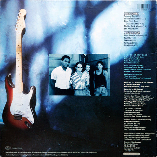 Cray, Robert - Strong Persuader (VG+) (Vinyl LP)