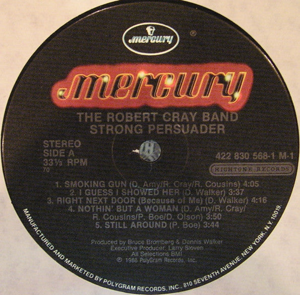 Cray, Robert - Strong Persuader (VG+) (Vinyl LP)