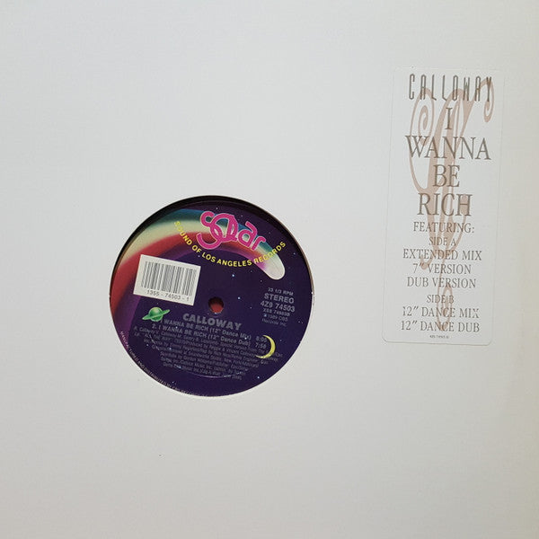 Calloway - I Wanna Be Rich (VG+) (Vinyl LP)