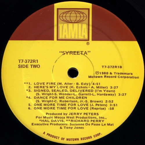 Syreeta - Syreeta (VG+) (Vinyl LP)