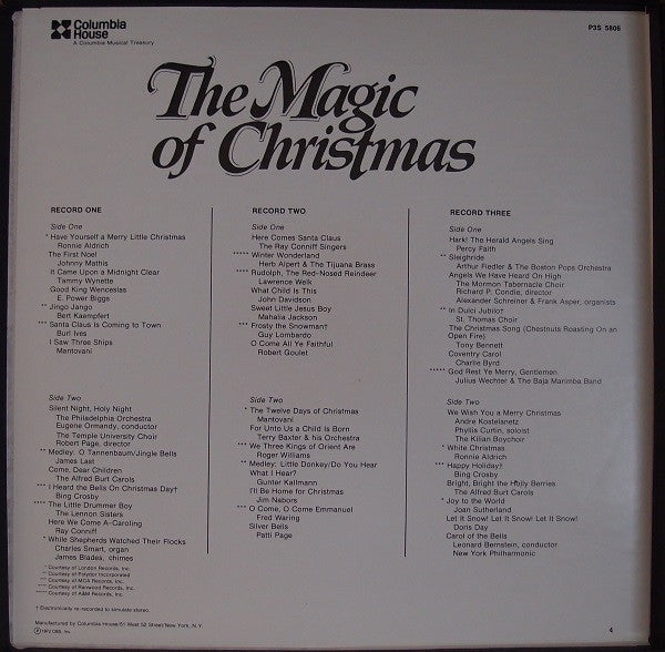 Various - The Magic Of Christmas (Vinyl, VG) (Vinyl LP)