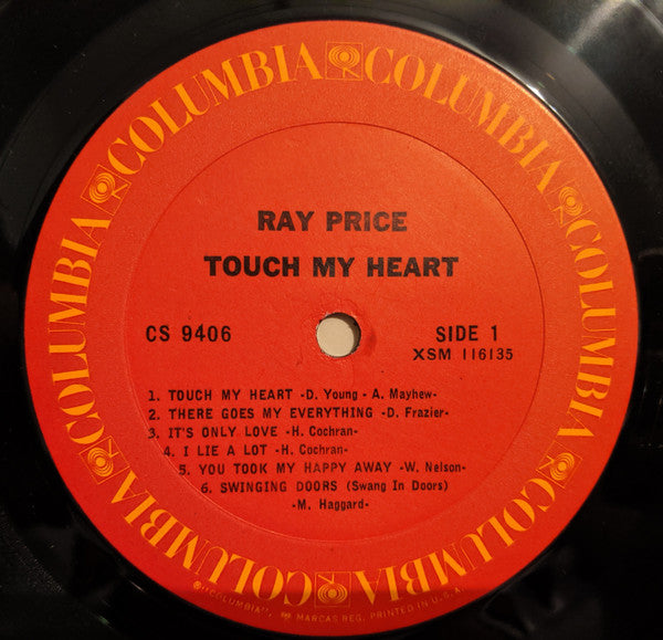 Price, Ray - Touch My Heart (VG) (Vinyl LP)