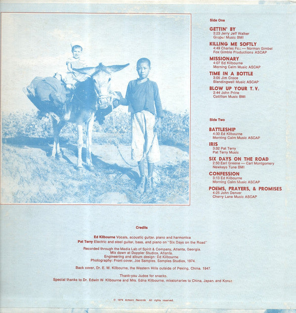 Kilbourne, Ed - Missionary (VG+) (Vinyl LP)