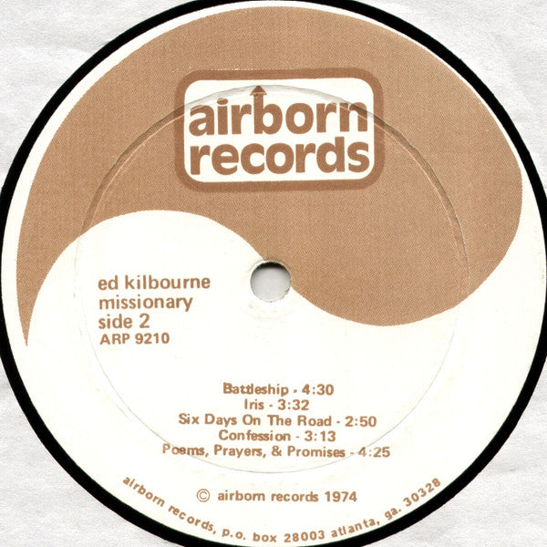Kilbourne, Ed - Missionary (VG+) (Vinyl LP)