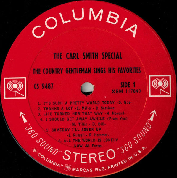 Smith, Carl- The Carl Smith Special (The Country Gentleman Sings His Favorites) (Vinyl, VG) (Vinyl LP)
