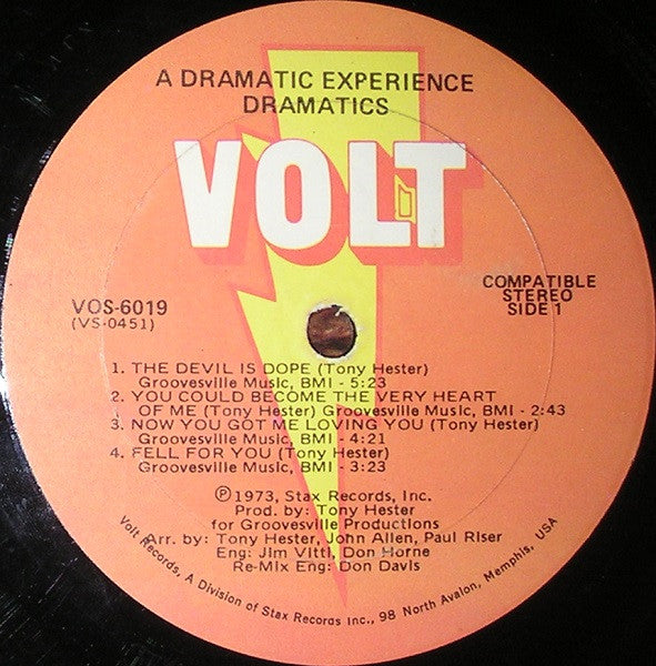 Dramatics - A Dramatic Experience (Vinyl, VG+) (Vinyl LP)