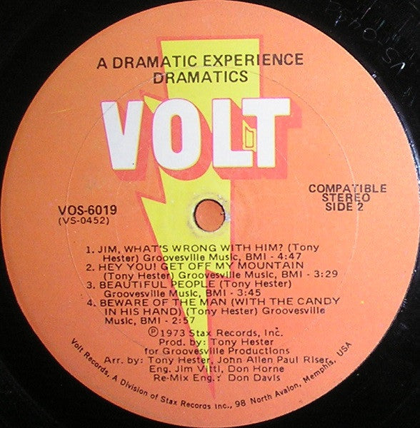 Dramatics - A Dramatic Experience (Vinyl, VG+) (Vinyl LP)