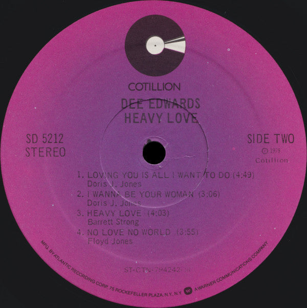 Edwards, Dee - Heavy Love (VG+) (Vinyl LP)