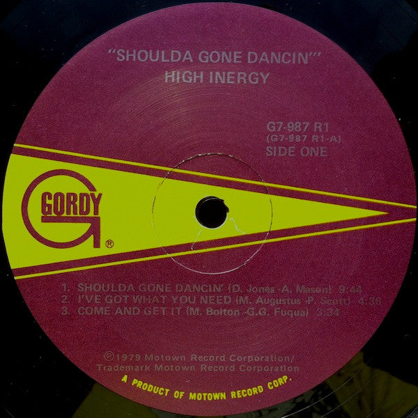 High Inergy - Shoulda Gone Dancin' (VG) (Vinyl LP)