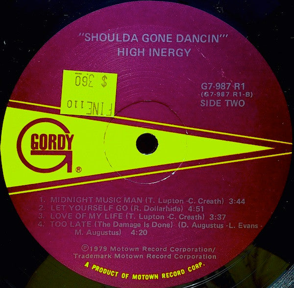 High Inergy - Shoulda Gone Dancin' (VG) (Vinyl LP)