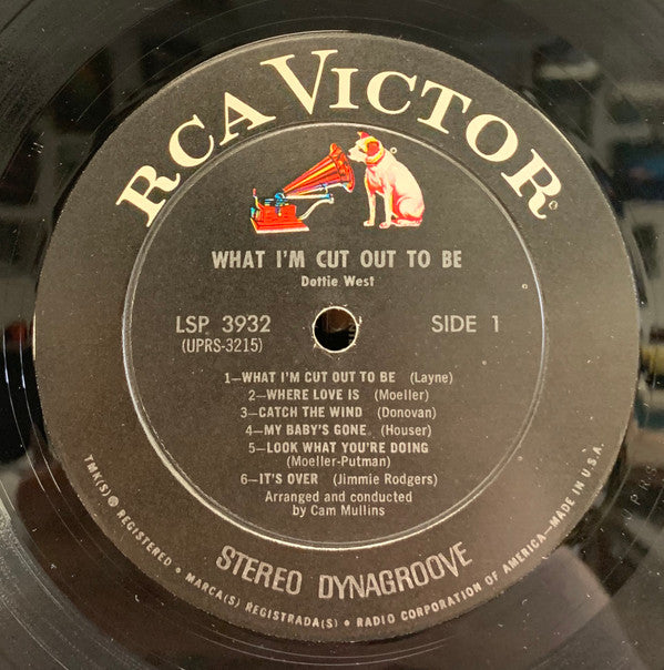 West, Dottie - What I'm Cut Out To Be (NM or M-) (Vinyl LP)