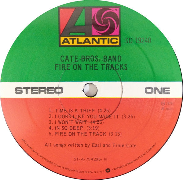 Cate Bros. Band - Fire On The Tracks (VG+) (Vinyl LP)