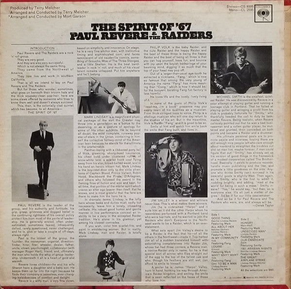Revere, Paul & The Raiders - The Spirit Of '67 (VG) (Vinyl LP)