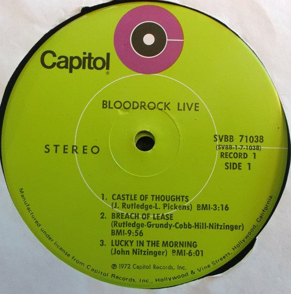 Bloodrock - Live (VG+) (Vinyl LP)