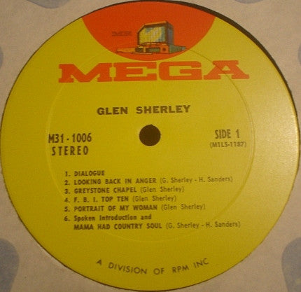 Sherley, Glen - Glen Sherley (VG) (Vinyl LP)