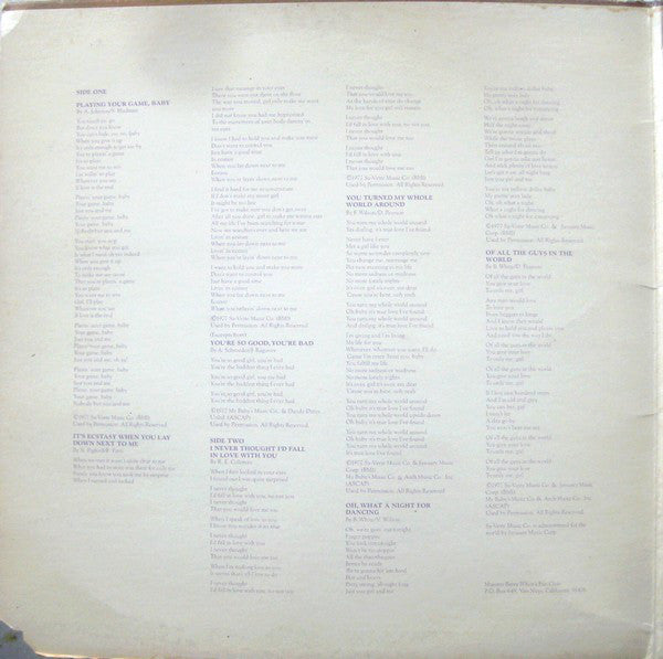 White, Barry - Barry White Sings For Someone You Love (Vinyl, VG+) (Vinyl LP)