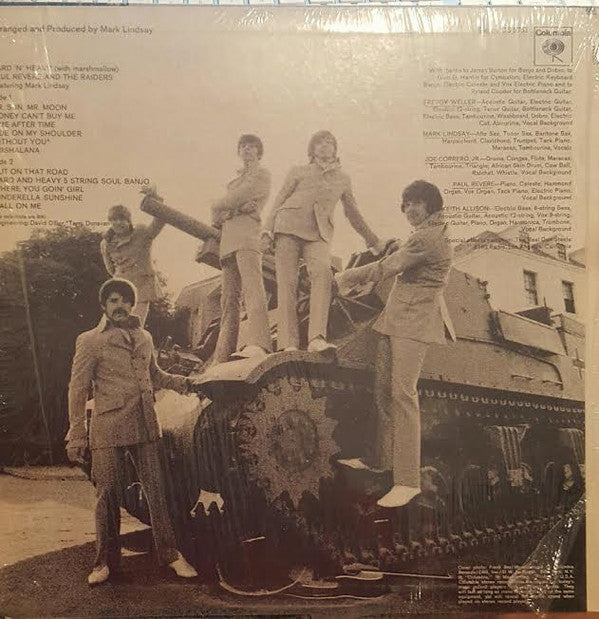 Revere, Paul & The Raiders Featuring Mark Lindsay - Hard 'N' Heavy (With Marshmallow) (VG) (Vinyl LP)