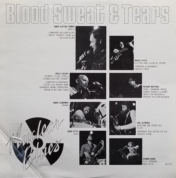 Blood Sweat & Tears - Nuclear Blues (VG+) (Vinyl LP)