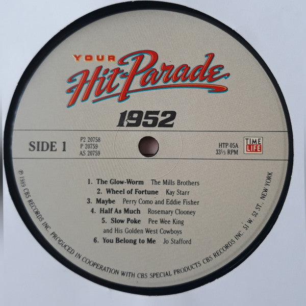 Various - Your Hit Parade 1952 (M) (Vinyl LP)