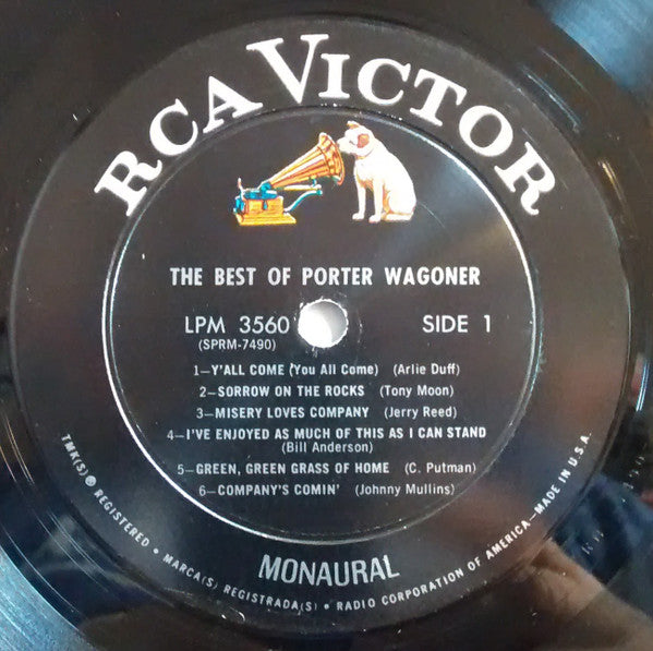 Wagoner, Porter - The Best Of Porter Wagoner (VG+) (Vinyl LP)