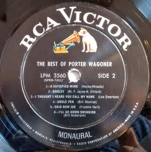 Wagoner, Porter - The Best Of Porter Wagoner (VG+) (Vinyl LP)