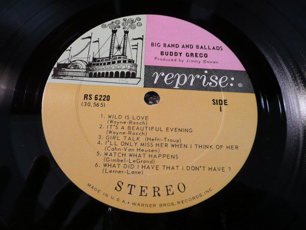 Greco, Buddy - Big Band & Ballads (VG+) (Vinyl LP)