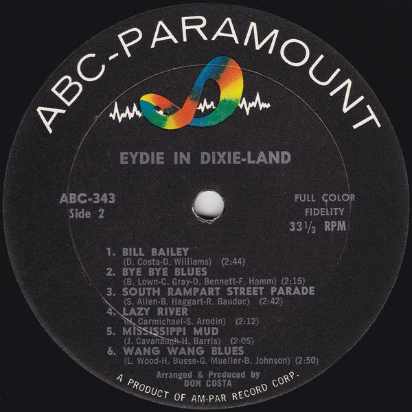 Gormé, Eydie - Eydie In Dixie-Land (VG+) (Vinyl LP)