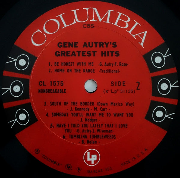 Autry, Gene - Gene Autry's Greatest Hits (VG+) (Vinyl LP)
