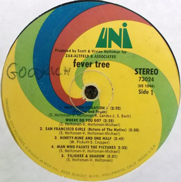 Fever Tree - Fever Tree (Vinyl, G+) (Vinyl LP)