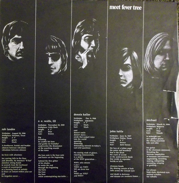 Fever Tree - Fever Tree (Vinyl, G+) (Vinyl LP)