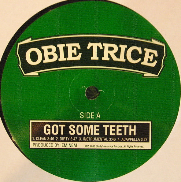 Obie Trice - Got Some Teeth / S*** Hits The Fan (VG+) (Vinyl LP)