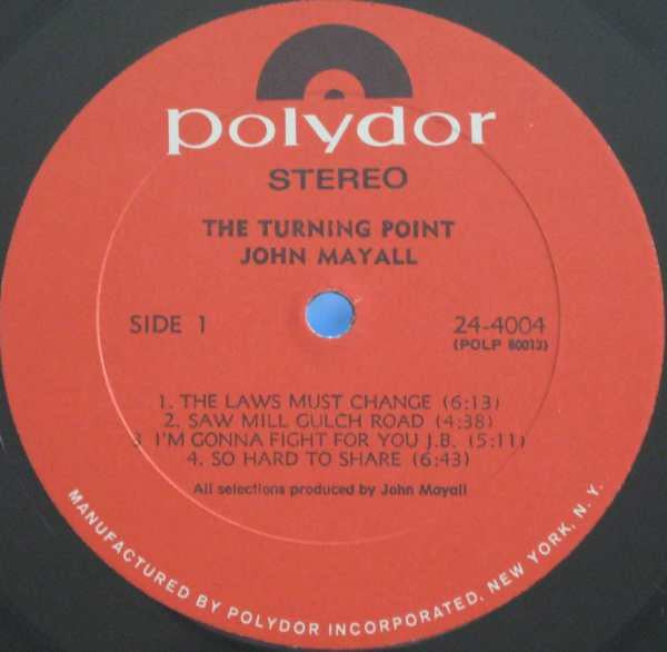 Mayall, John - The Turning Point (VG) (Vinyl LP)