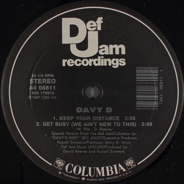Davy D - Have You Seen Davy (VG+) (Vinyl LP)