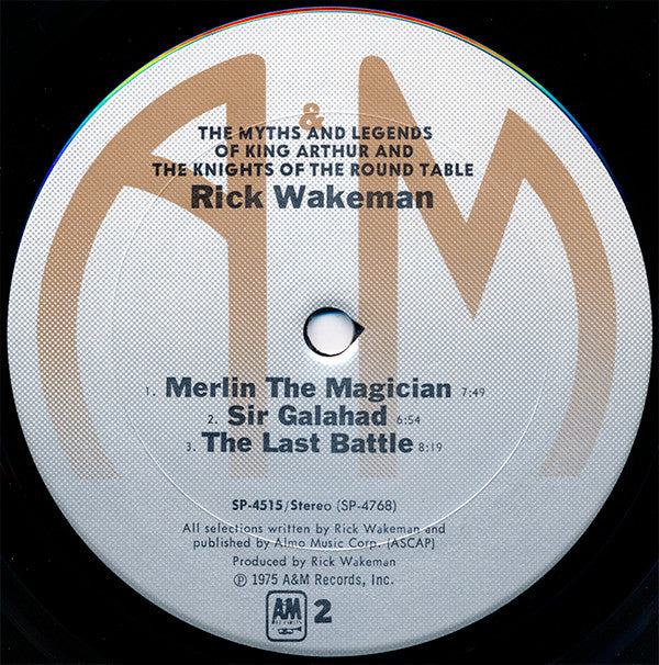 Wakeman, Rick - The Myths And Legends Of King Arthur And The Knights Of The Round Table (VG+) (Vinyl LP)