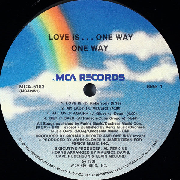 One Way - Love Is... One Way (VG) (Vinyl LP)