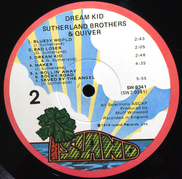Sutherland Brothers & Quiver - Dream Kid  (Vinyl, VG+) (Vinyl LP)