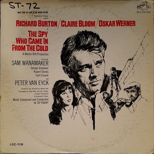 The Spy Who Came In From The Cold (Music From The Score Of The Motion Picture) (VG+) (Vinyl LP)
