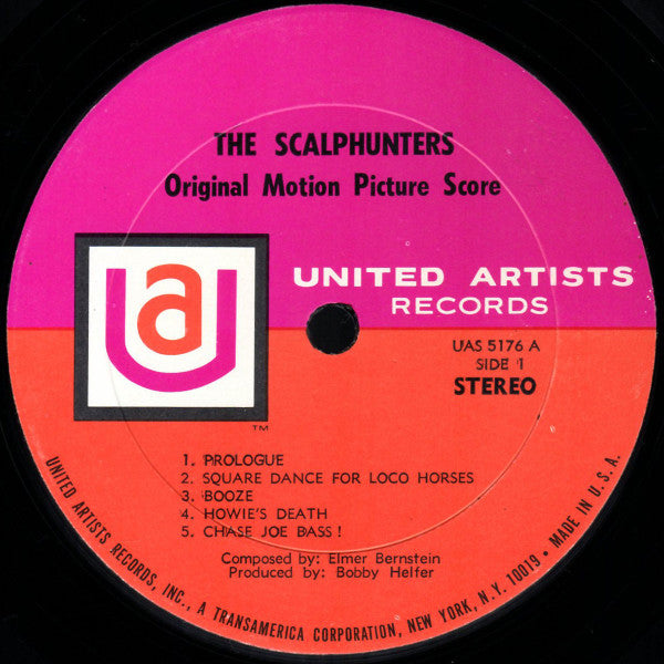 The Scalphunters (Original Motion Picture Score) - Bernstein, Elmer (VG+) (Vinyl LP)