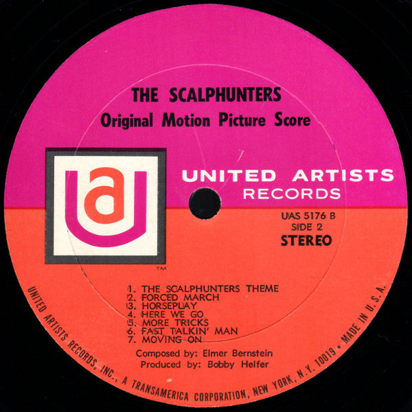 The Scalphunters (Original Motion Picture Score) - Bernstein, Elmer (VG+) (Vinyl LP)
