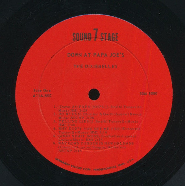 Dixie Belles With Cornbread And Jerry - Down At Papa Joe's (VG+) (Vinyl LP)
