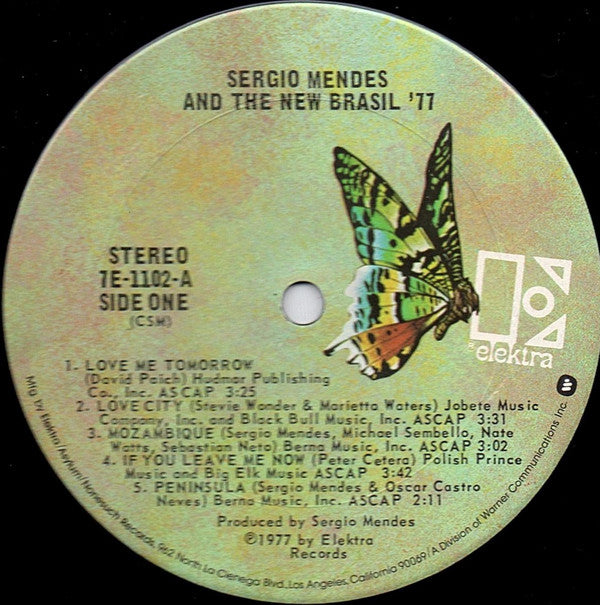 Mendes, Sergio & The New Brasil '77 - Sergio Mendes And The New Brasil '77 (VG+) (Vinyl LP)