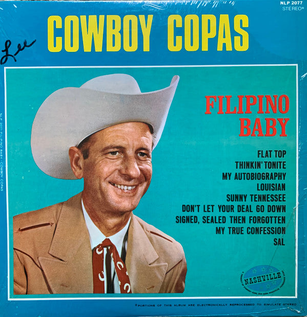 Cowboy Copas - Filipino Baby (VG) (Vinyl LP)