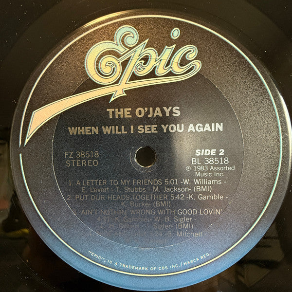 O'Jays - When Will I See You Again (VG+) (Vinyl LP)