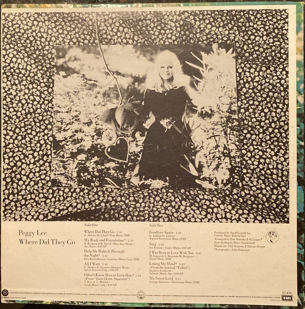 Lee, Peggy - Where Did They Go (VG+) (Vinyl LP)