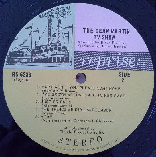 Martin, Dean - The Dean Martin Television Show (VG+) (Vinyl LP)